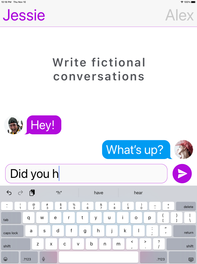 ‎TextingStory - Textos en vidéo Capture d'écran