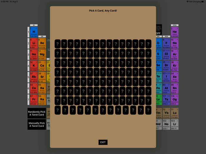 Tarot Periodic Table HD