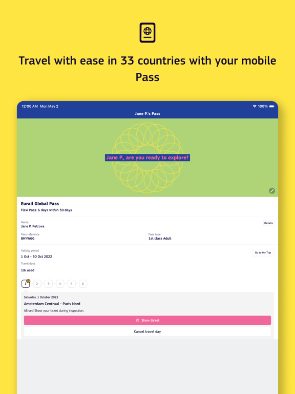 DiscoverEU Travel App screenshot 4