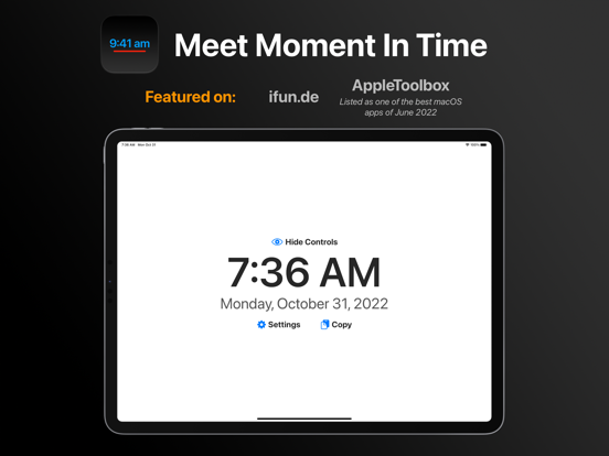 Screenshot #4 pour Moment In Time - Clock