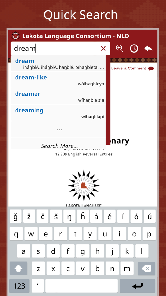 #3. New Lakota Dictionary - Mobile (iOS) Podle: Lakota Language Consortium