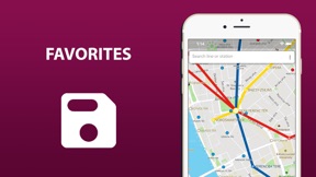 Public transport map Budapest screenshot