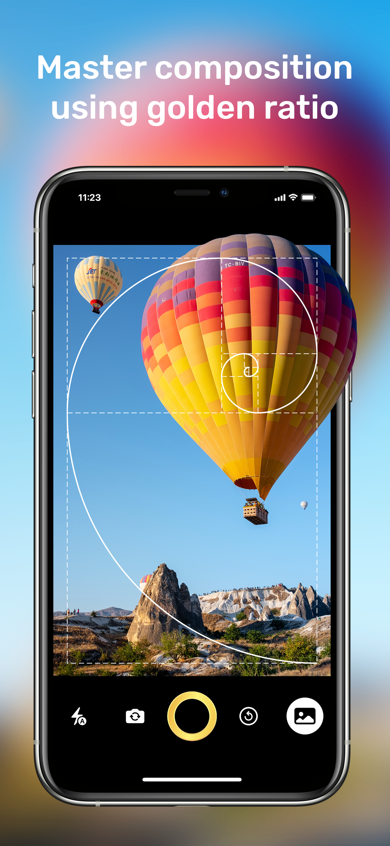 Golden Ratio Photo Camera