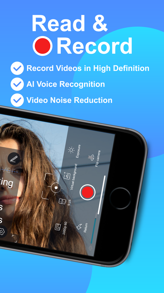 #3. Teleprompter for Video Caption (iOS) 由: 磊步 杨