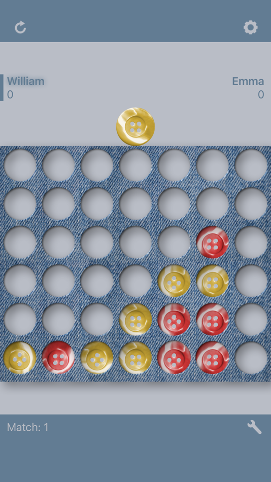 #5. 4 in a row! (iOS) 来自: Sonya Marcarelli