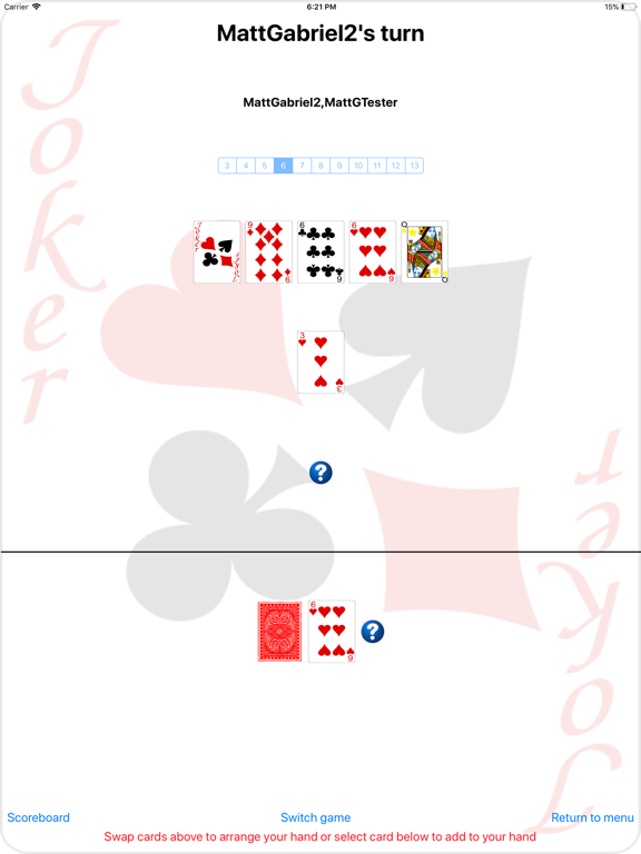 Five Suits Lite iPad screenshot 5 - Games app