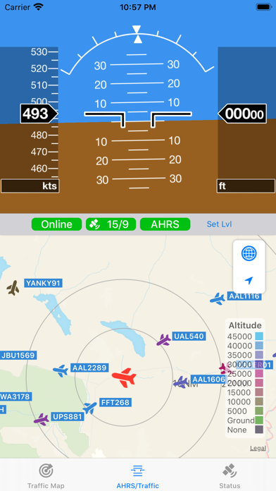 AeroADSB Screenshot