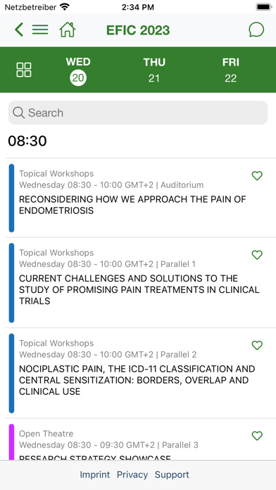 EFIC 2023 Congress Screenshot