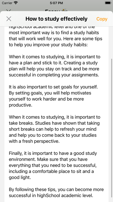AI Essay Writer: Writing Tools Screenshot