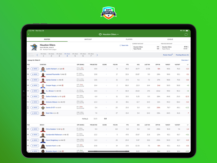 ESPN Fantasy Sports and More