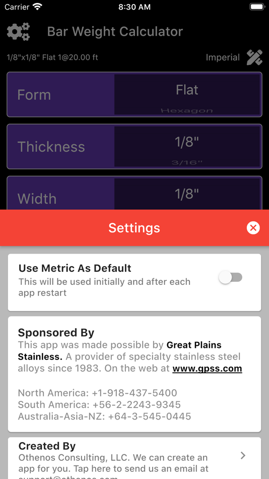 #5. Weight Calculators (iOS) 由: Othenos Consulting