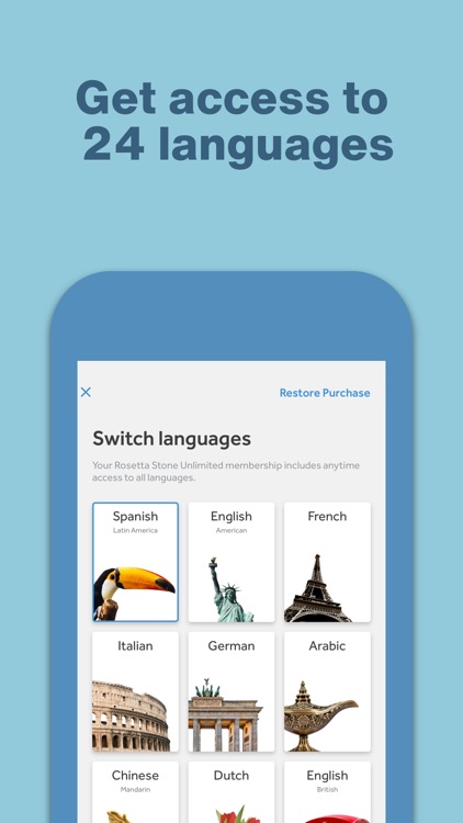 Rosetta Stone: Learn Languages