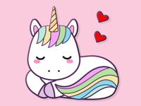 Fantasy Unicorn Stickers