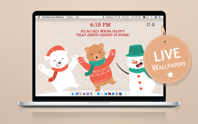 ‎Christmas Live Wallpaper Screenshot