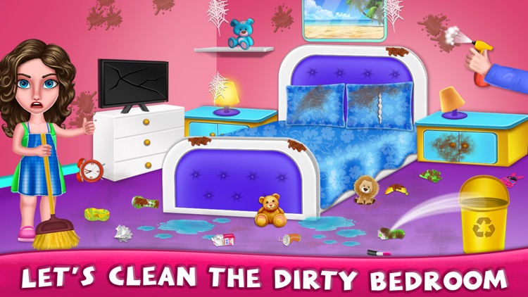 Messy House Cleaning Games screenshot-6