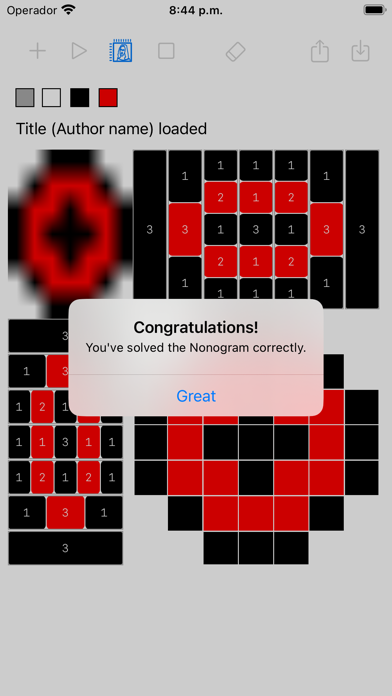 Nonogram Solver Plus Screenshot