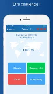 capitales des pays - quiz iPhone Captures Décran 2