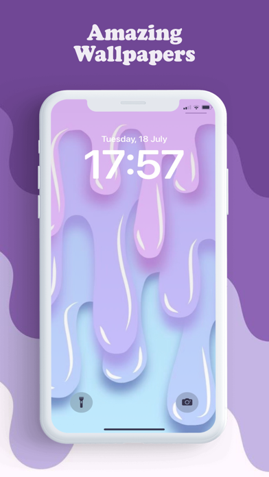 Purple Wallpapers for Girls 4Kのおすすめ画像3