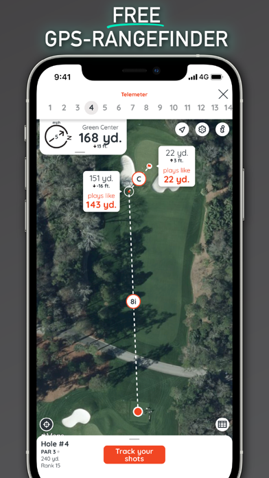 Golf GPS - Hello Birdie Screenshot