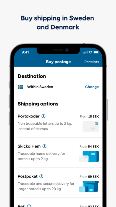 PostNord - Track your parcels Screenshot