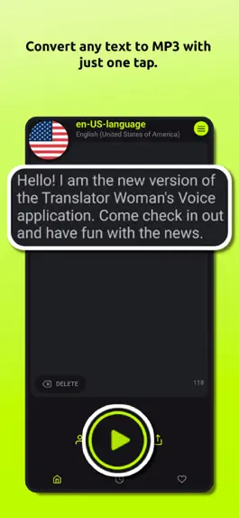 Game screenshot Translator Women's Voice apk