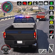 Police Van Driver Games Chase