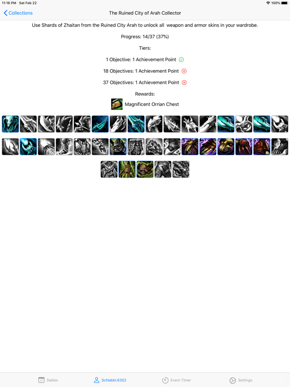 GW2 Help-r-Tron iPad screenshot 5 - Utilities app