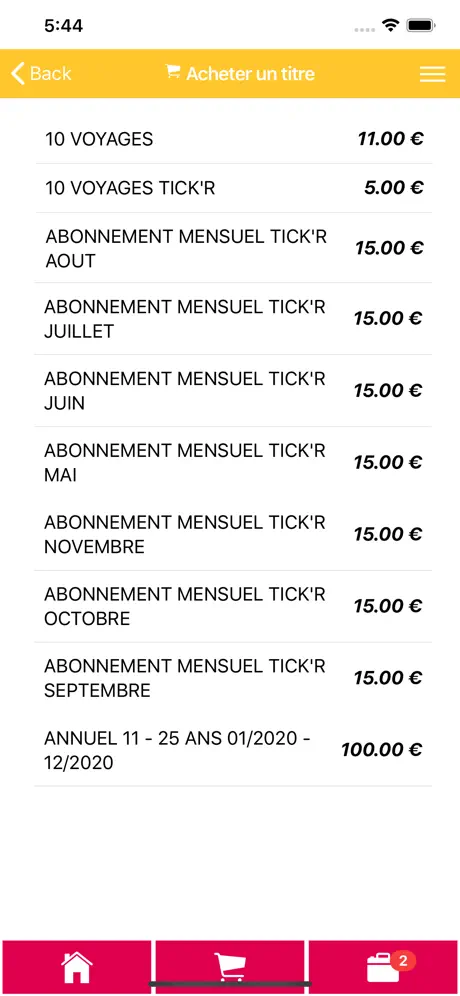 Taneo e-ticket