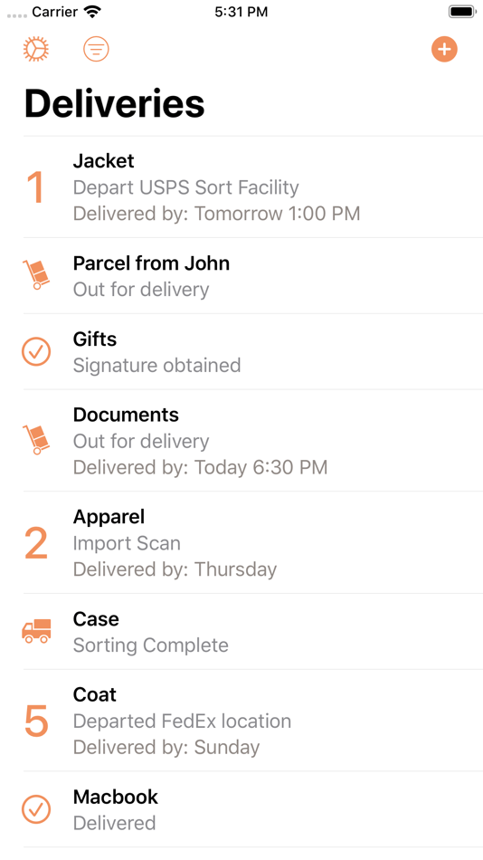 Parcel - Delivery Tracking - 7.10.1 - (iOS)
