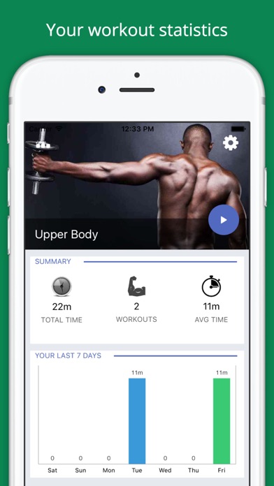 Screenshot #1 pour Upper Body Challenge Workout