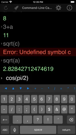 Game screenshot Command-Line Calculator apk