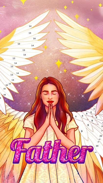 Bible Coloring Paint by Number screenshot-4