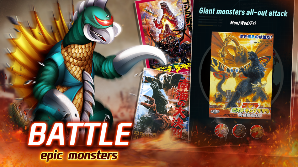 #4. Godzilla Defense Force (iOS) 由: NEXON Company