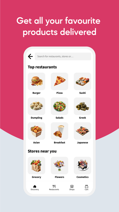 Smood, the Swiss Delivery App Screenshot