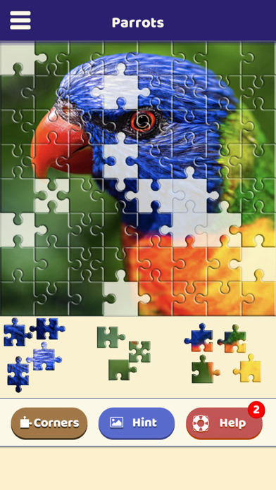 Parrot Love Puzzle Screenshot