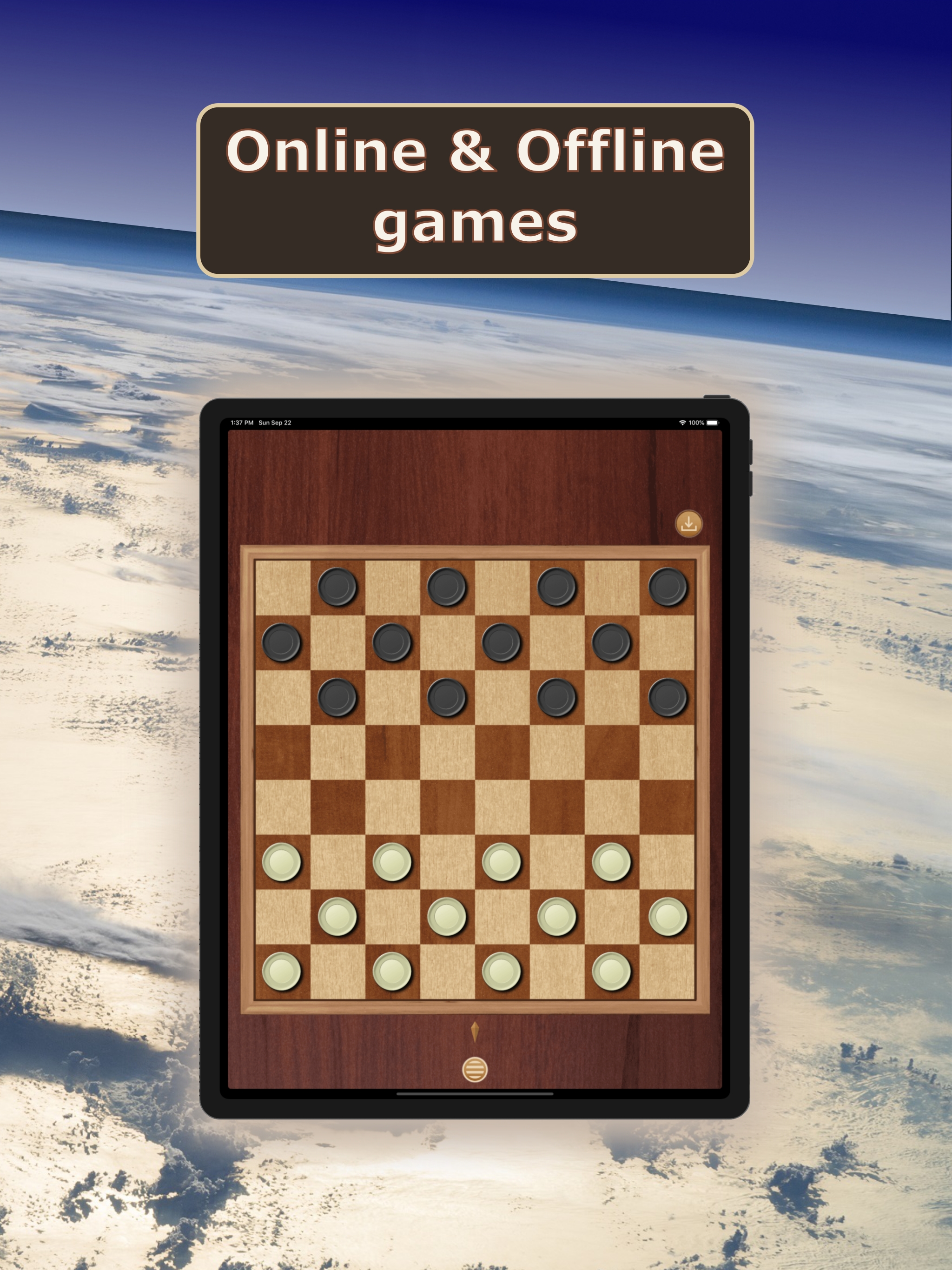 Checkers game