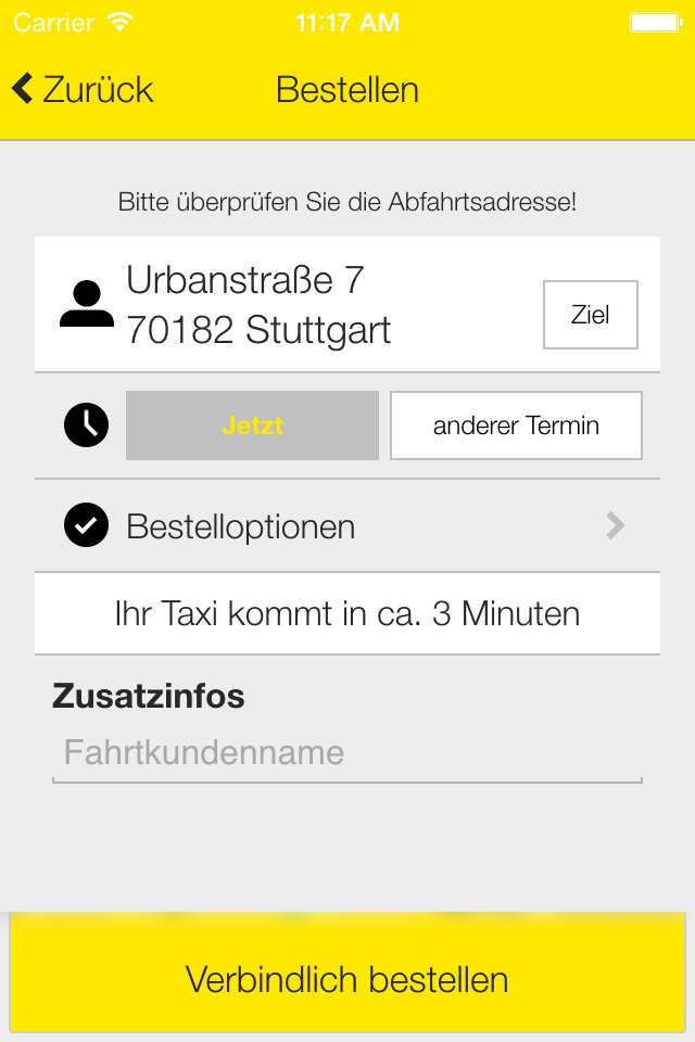 Stuttgart Taxi screenshot 2