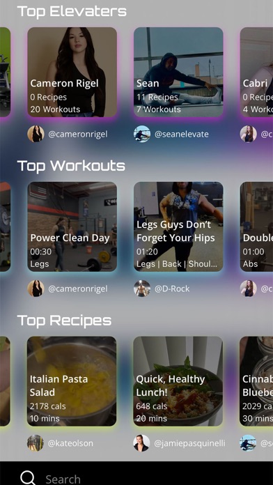 Elevate: Fitness Network Screenshot