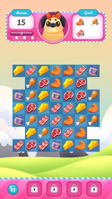 Puggy Treats Match Screenshot