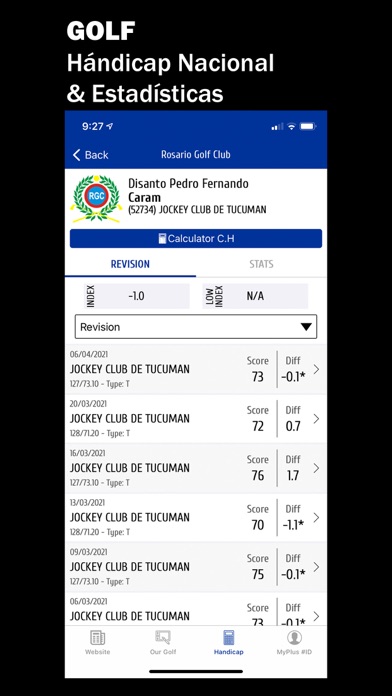 Rosario Golf Club Screenshot