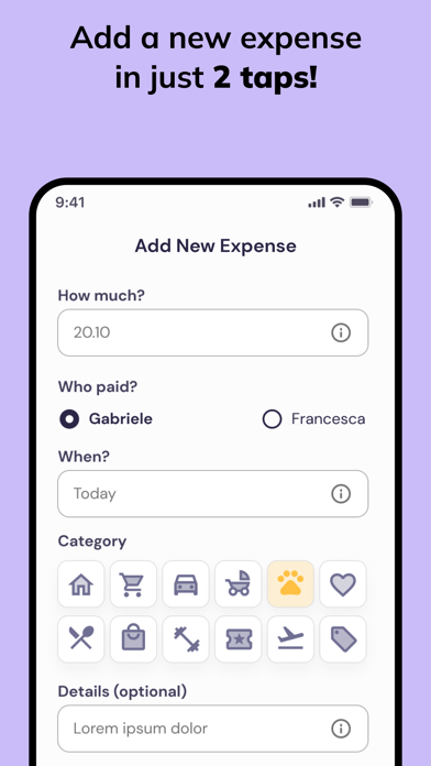 Couples Budget Tracker—Balance Screenshot