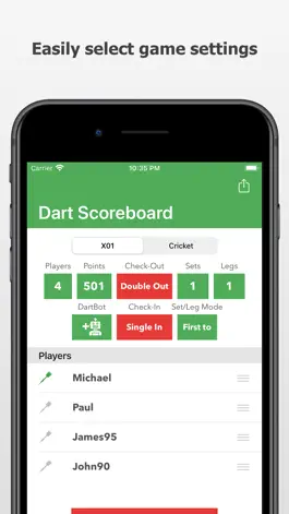 Game screenshot Darts Scoreboard: Scorekeeper hack