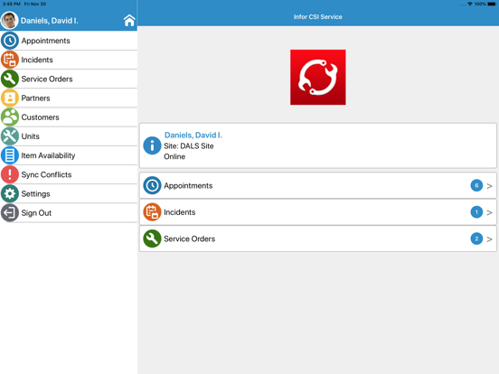 Screenshot #5 pour Infor SyteLine Service
