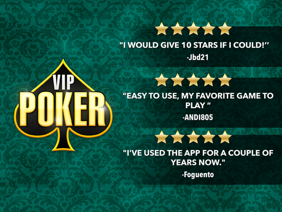 VIP Poker - Texas Holdem iPad app afbeelding 1