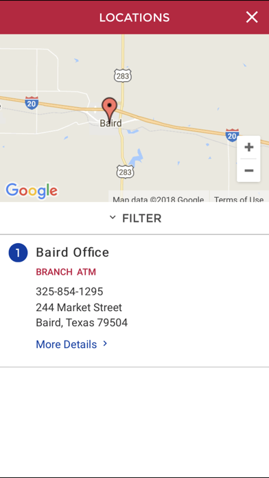First Bank Texas Screenshot