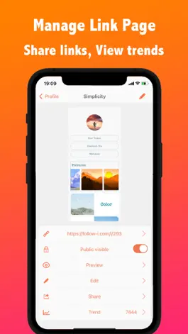 Game screenshot Link Profile - Website Creator hack
