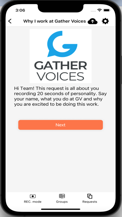 Gather Voices Screenshot