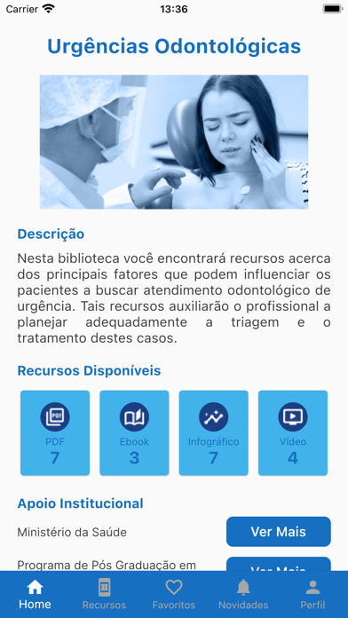 BD - Urgências Odontológicas Screenshot