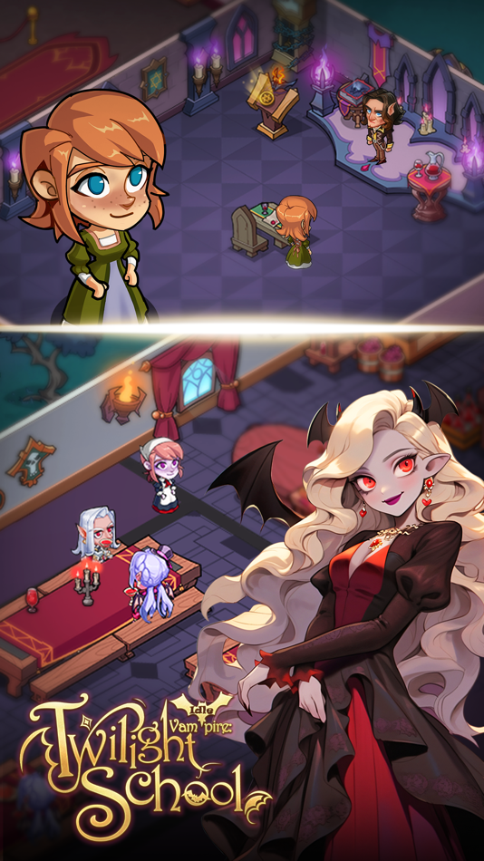 #2. Idle Vampire: Twilight School (iOS) 由: NovaStar-game