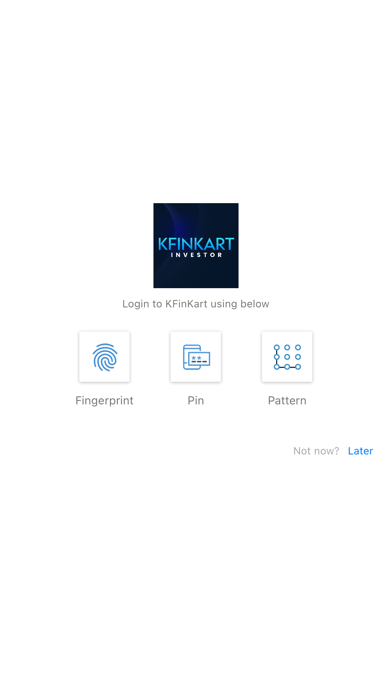 KFinKart-Investor Mutual Funds Screenshot